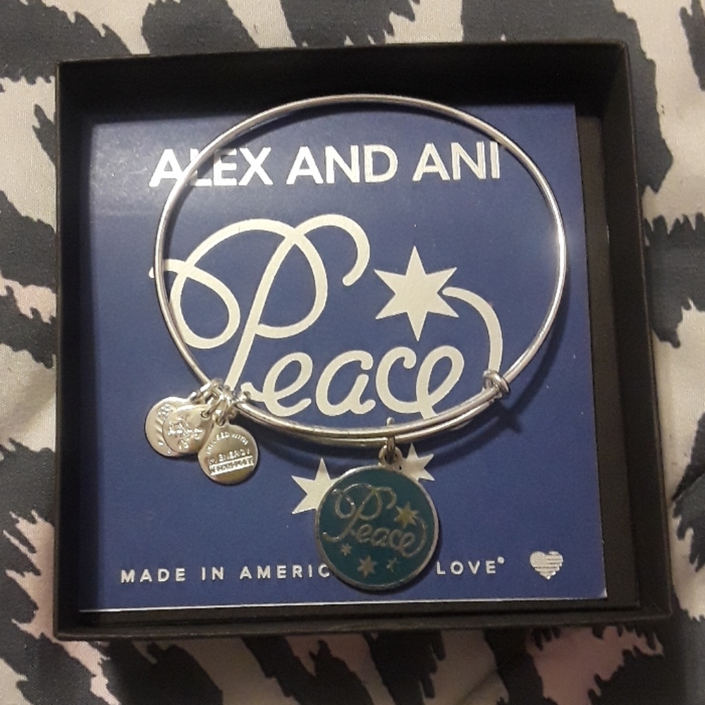 Alex and ani peace bangle